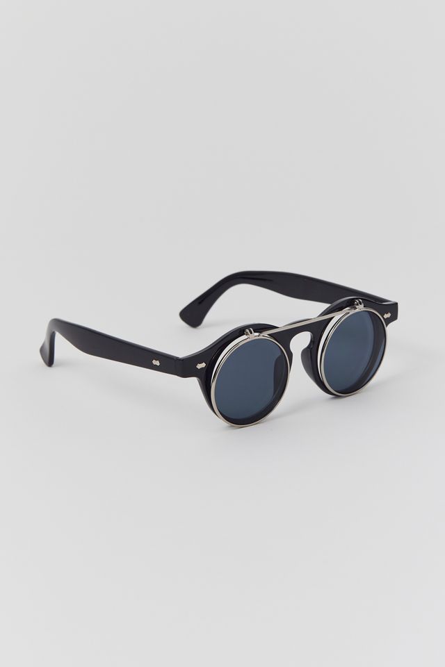 Xavier Round Flip Up Sunglasses | Urban Outfitters
