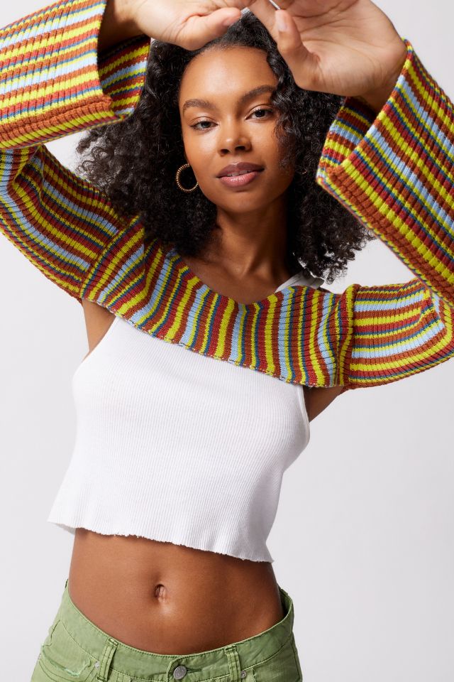 BDG Essie Ribbed Shrug Sweater #3