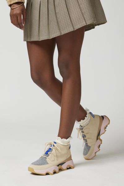 Sorel Kinetic Impact Caribou Boot In Bleached Ceramic, Women's At Urban Outfitters
