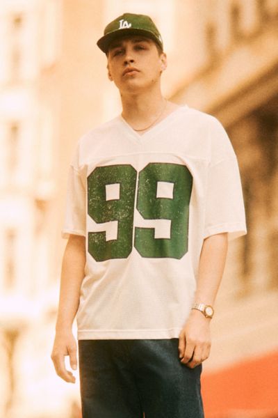 Standard Cloth Football Jersey Tee In White