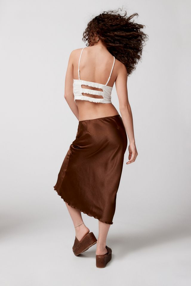 UO Everly Linen Hanky Hem Top #3