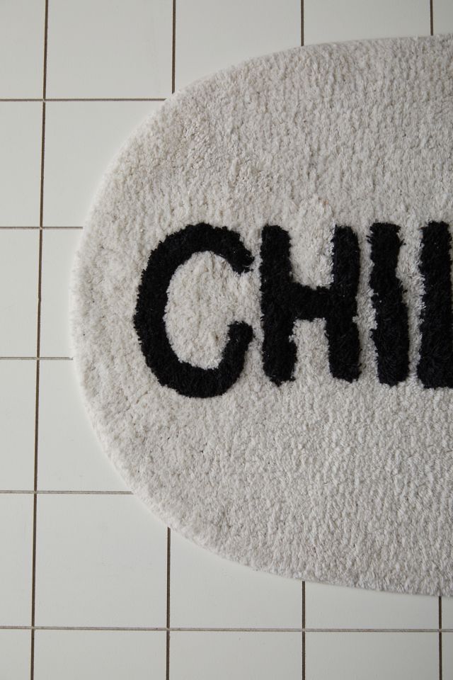 Funny Cute Chill Pill Bath Mat Small Blue Bathroom Rugs - Temu