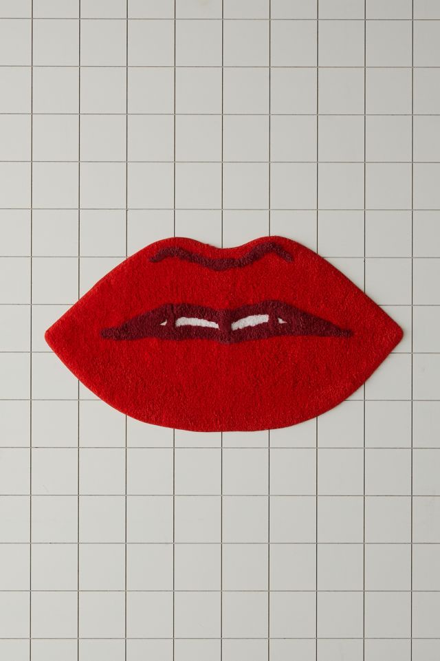 Lips Red Bath Mat – The Novogratz