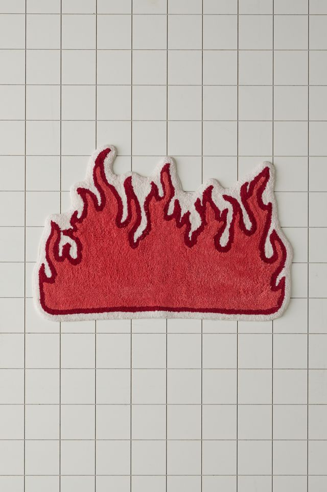 Flames Bath Mat #1