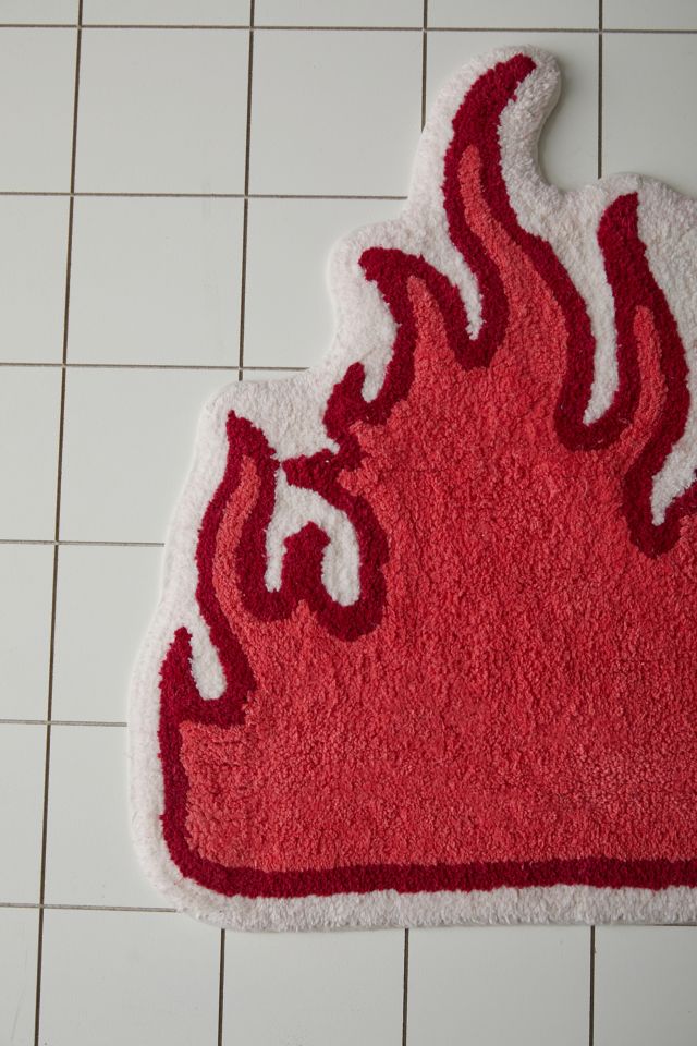 Flames Bath Mat #3