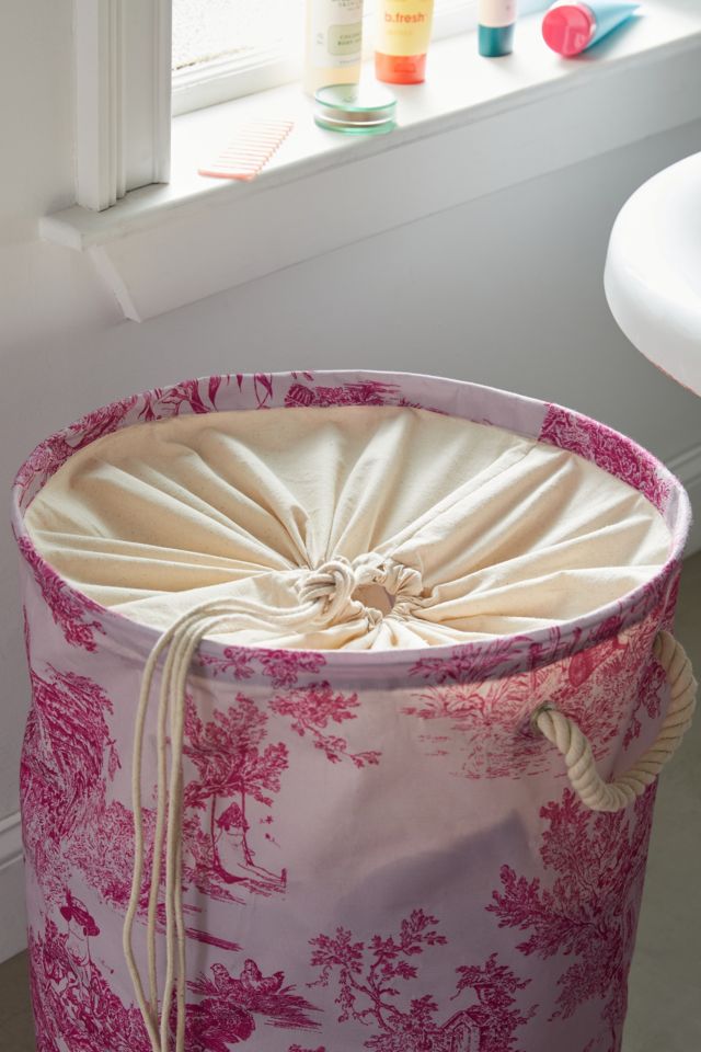 Frog Toile Laundry Bag #1