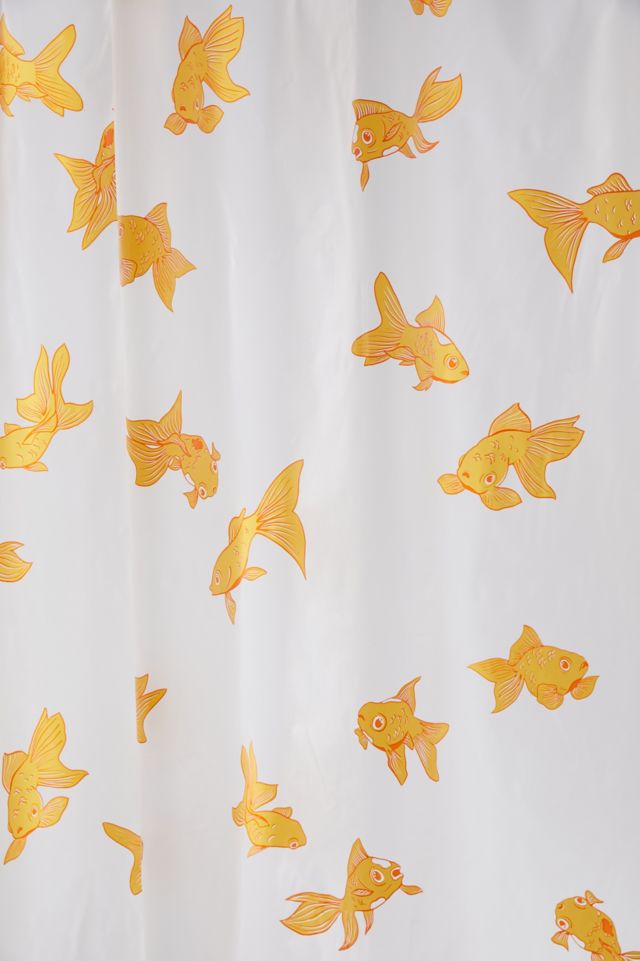 Goldfish PEVA Plastic Shower Curtain #1