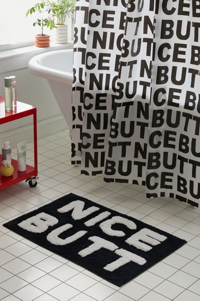 Shower Curtain for Men, Men Bathroom Décor, Nice Butt Shower