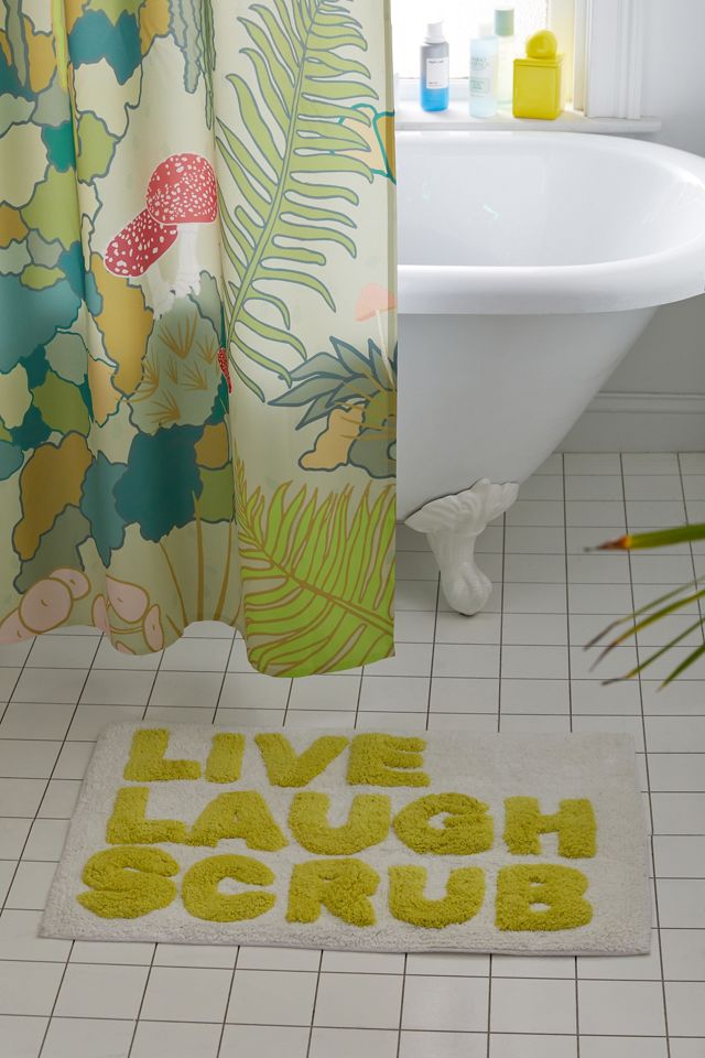 Live Laugh Scrub Bath Mat | Urban Outfitters