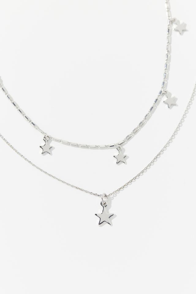 Delicate Star Charm Layer Necklace Set #1