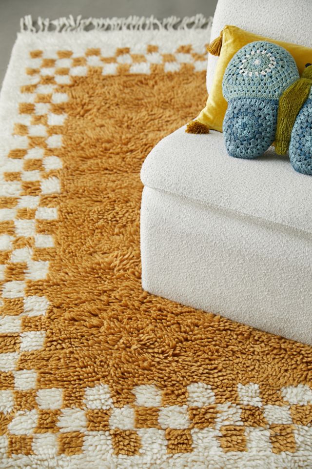 Checker Border Rug #1