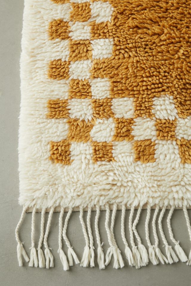 Checker Border Rug #3