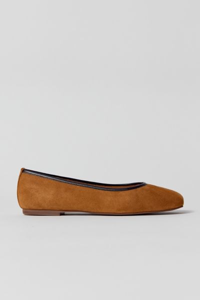 Seychelles City Streets Suede Ballet Flat In Brown
