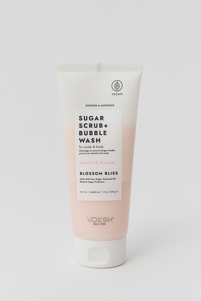 VOESH Sugar Scrub + Bubble Wash – Körperpeeling & Duschgel, Vegan, Rainforest Mist