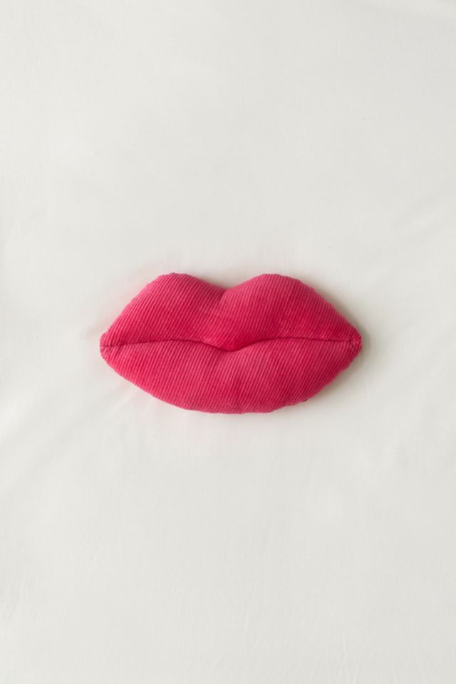 Lips Shaped Throw Pillow #1