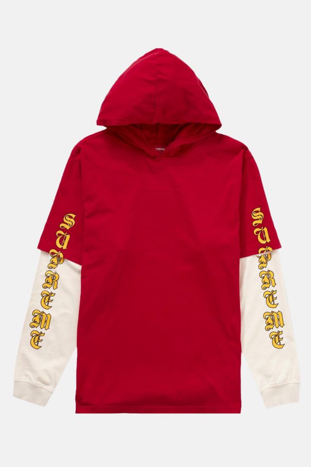 Supreme Layered Hooded L/S Top