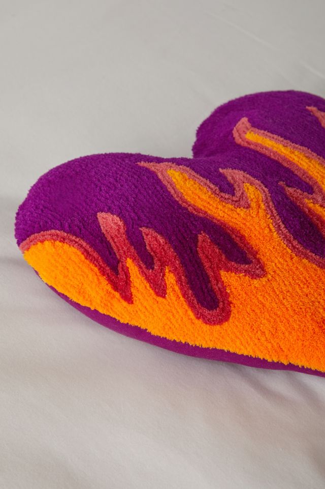 Coussin Décoratif en Forme de Cœur Flamboyant #2