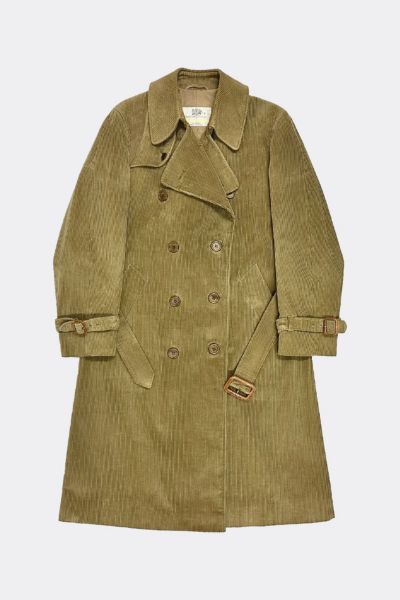 Miklos corduroy trench coat