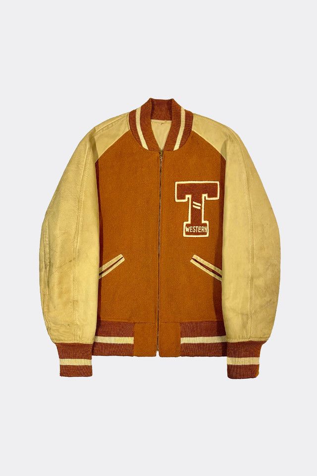 1950s varsity jacket best sale