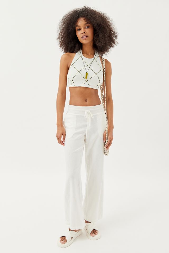UO Costa Linen Pant  Urban Outfitters Canada