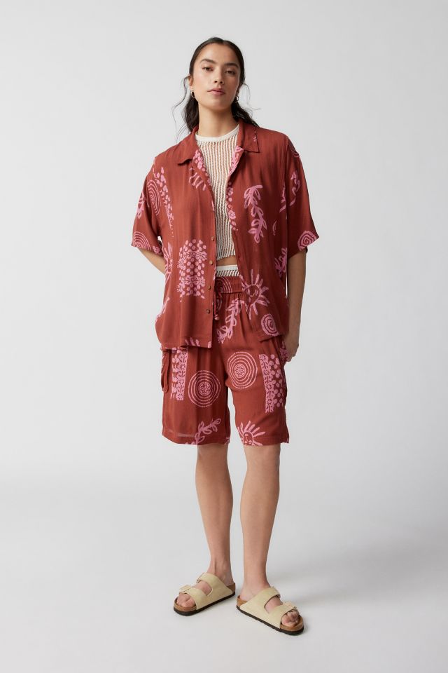 Out From Under Charlie Printed Button-Down Shirt #1