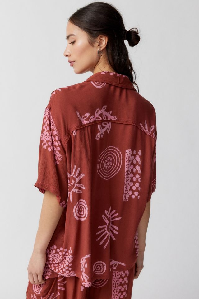 Out From Under Charlie Printed Button-Down Shirt #3