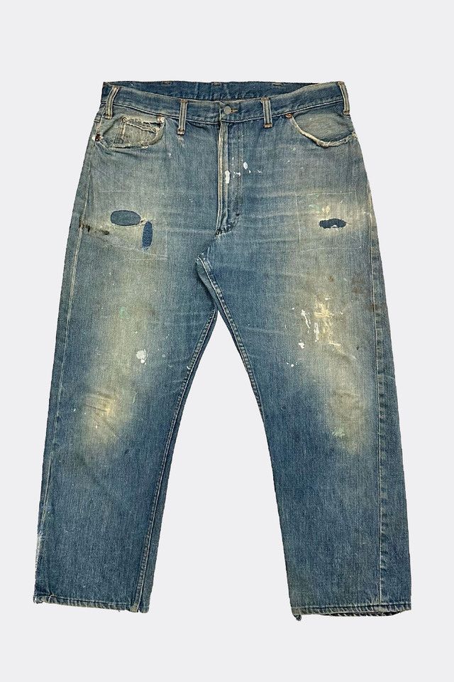 Vintage 1960's Ranchcraft Thrashed Half Selvedge Denim Jeans