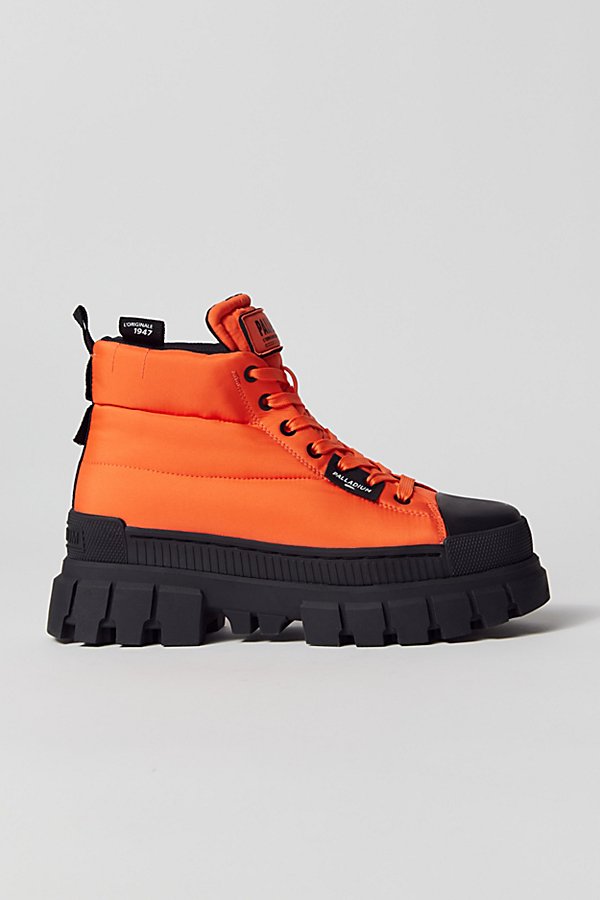 PALLADIUM REVOLT OVERCUSH BOOT IN FLAME, WOMEN'S AT URBAN OUTFITTERS
