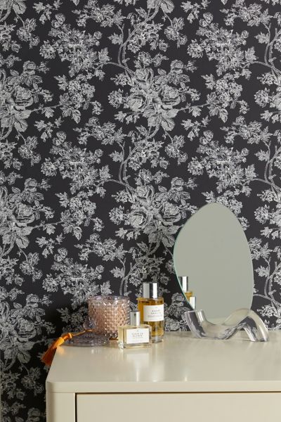 UO Home Frog Toile Removable Wallpaper