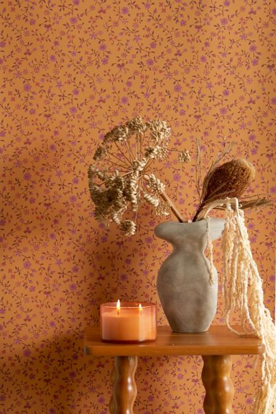 Urban Outfitters Uo Home Clarissa Removable Wallpaper In Gold At
