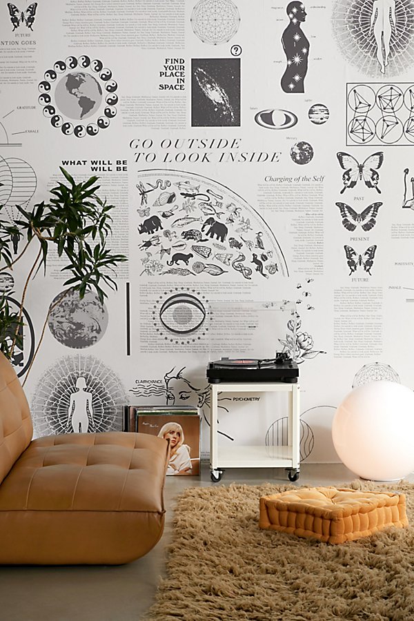 Urban Outfitters Uo Home Daylight Removable Wall Mural At  In Neutral