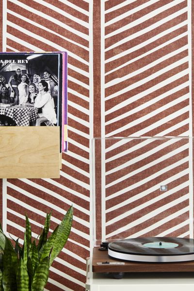 Little Arrow Design Co Chevron On Brandywine Removable Wallpaper