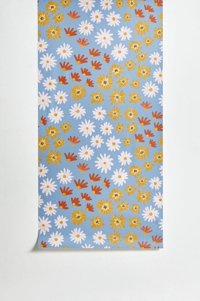 Emanuela Carratoni Wild Painted Flowers Removable Wallpaper #1