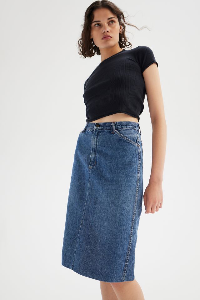 Urban Renewal Vintage Mid-Length Denim Skirt #2