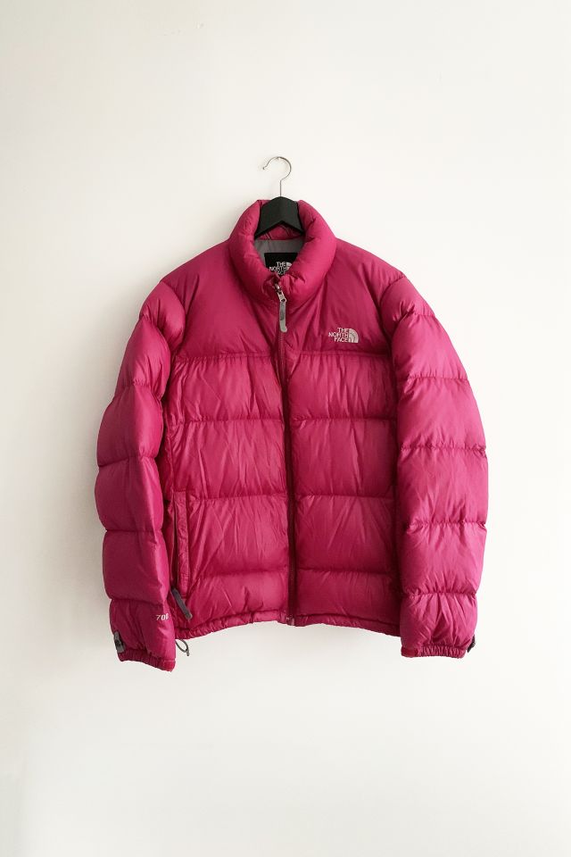 Vintage The North Face Fuchsia Nuptse Puffer Jacket