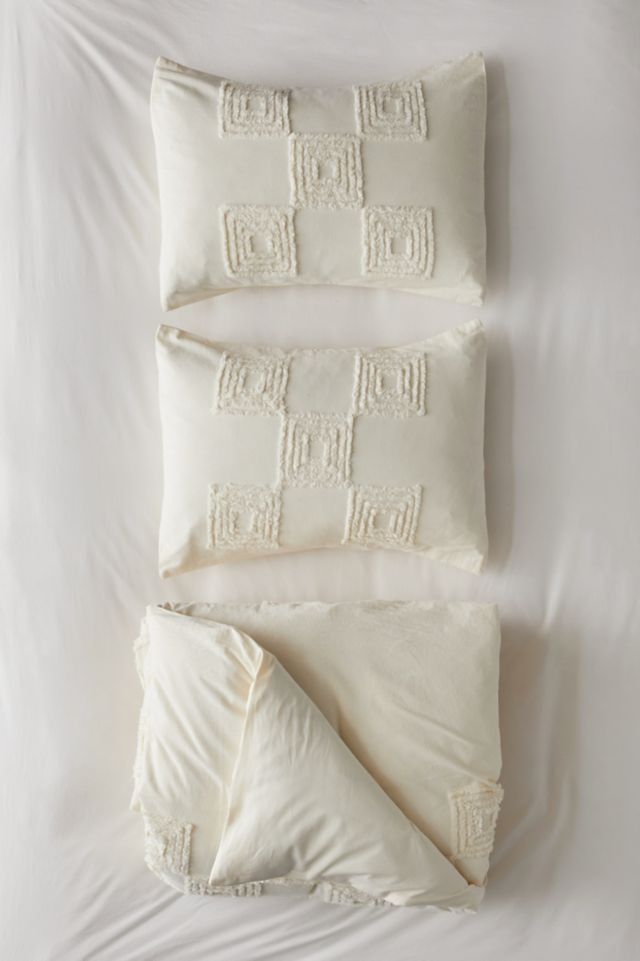 Checker Tufted Duvet Set #5