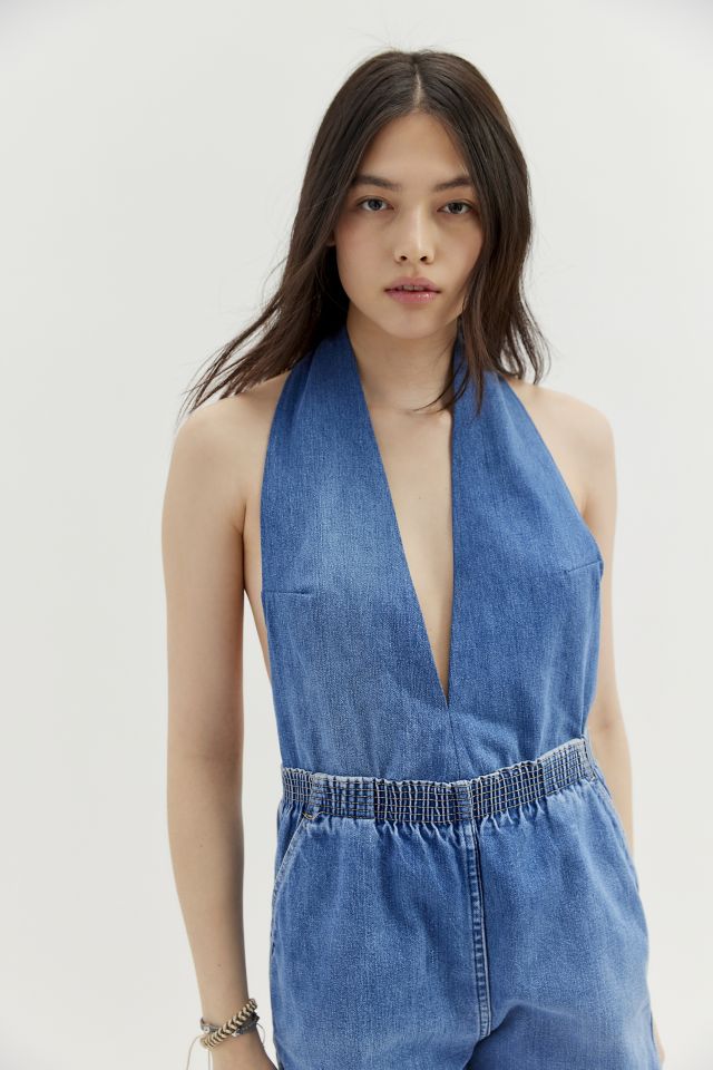 Barboteuse Chasuble en Denim Refait Urban Renewal #2