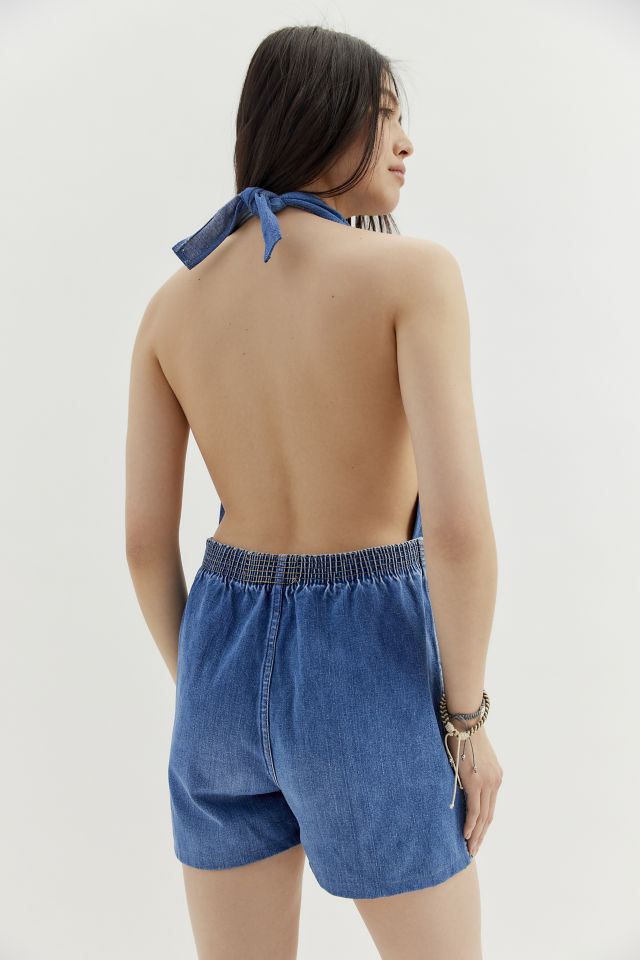 Barboteuse Chasuble en Denim Refait Urban Renewal #3