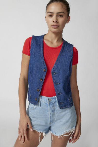 Urban Renewal Vintage Denim Vest | Urban Outfitters