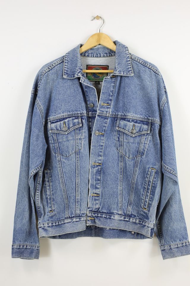 Vintage Medium Wash Classic Denim Jacket Urban Outfitters