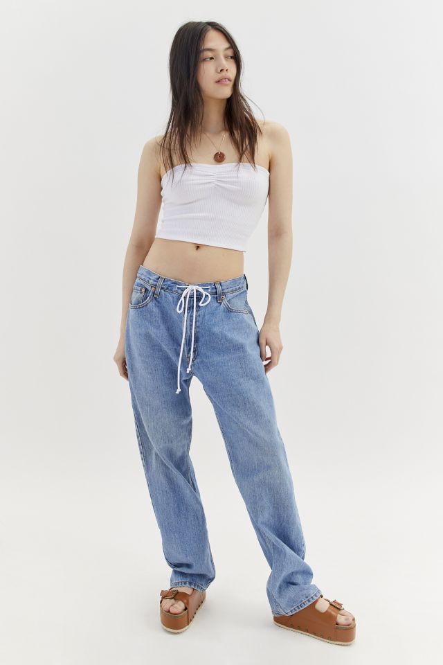 Urban Renewal Remade Levi's® Drawstring Waist Baggy Jean | Urban Outfitters