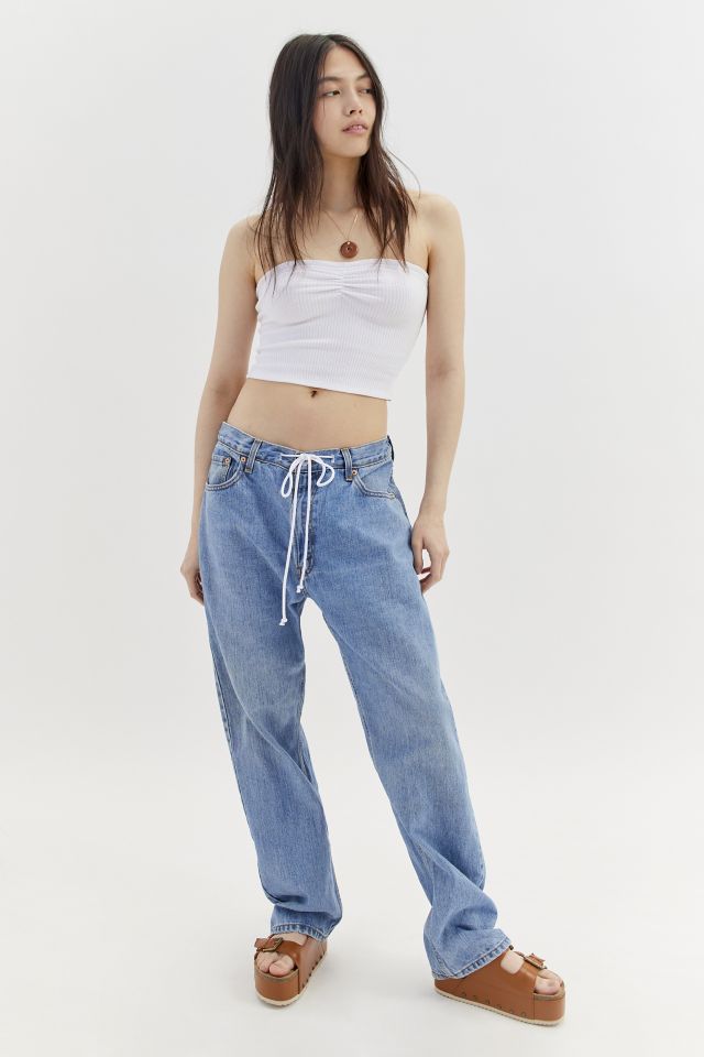 Urban Renewal Remade Levi’s® Drawstring Waist Baggy Jean