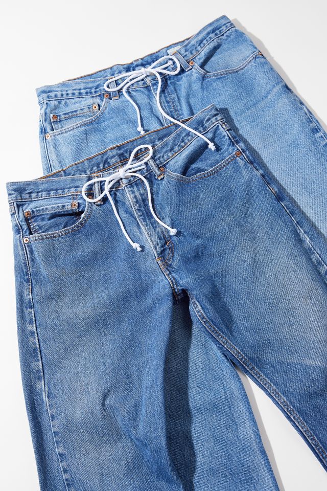 Urban Renewal Remade Levi's® Drawstring Waist Baggy Jean