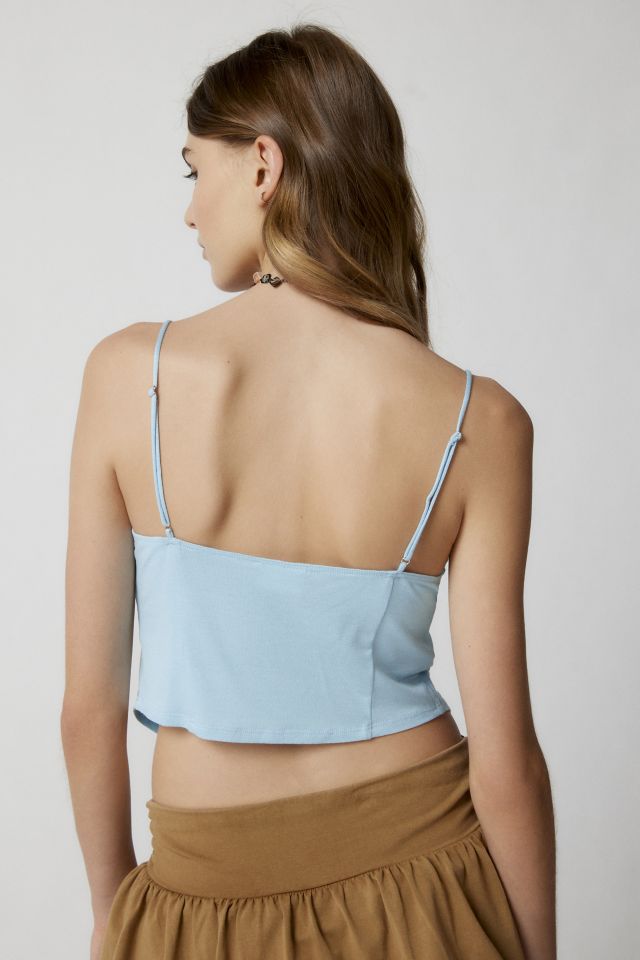 UO Hopeless Romantic Lace-Trim Flyaway Cami #3