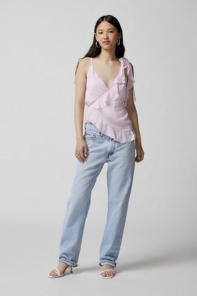 UO Belle Ruffle Wrap Top #1