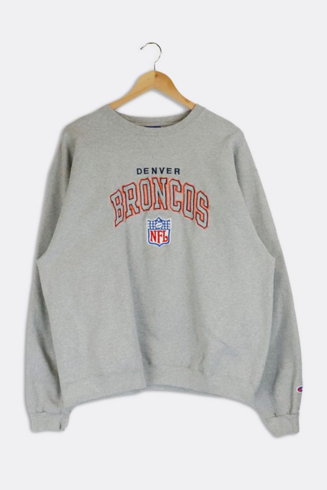 Denver broncos embroidered clearance sweatshirt