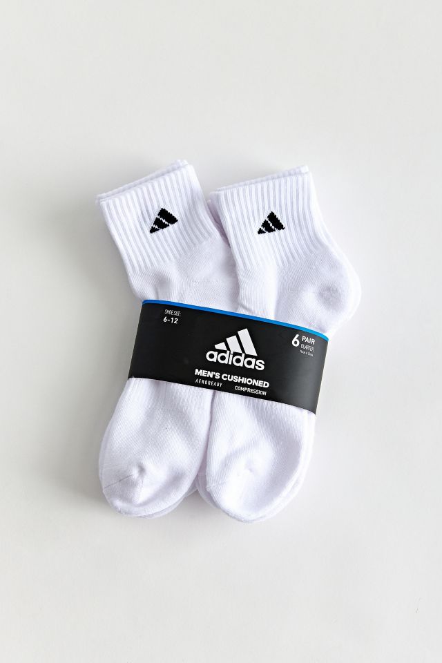 adidas Athletic Cushioned Quarter Sock Outfitters