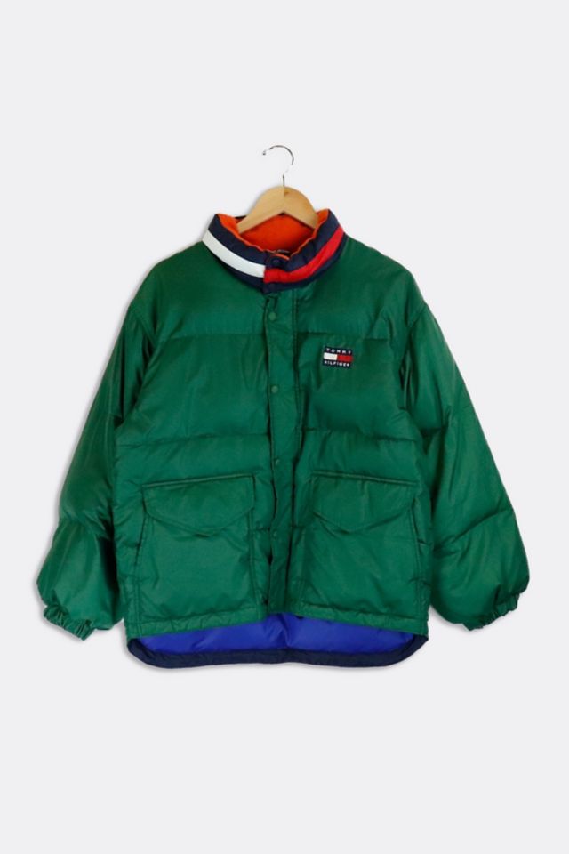 Tommy hilfiger puffer jacket sale urban outfitters