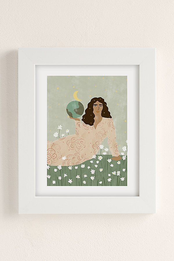 Alja Horvat God Is A Woman Art Print In Modern White At Urban Outfitters