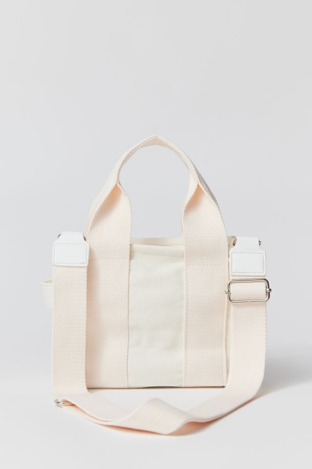 BDG Mini Canvas Tote Bag in White